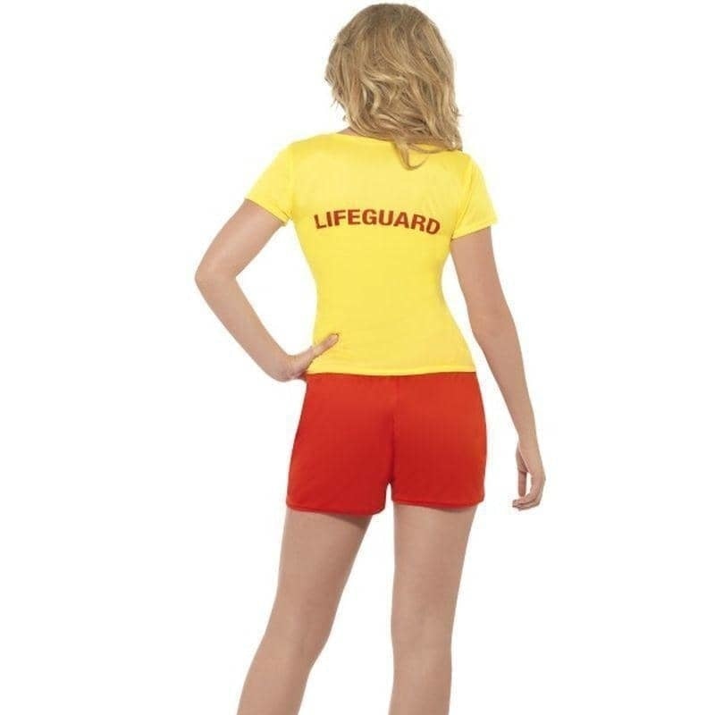 Baywatch Beach Costume Adult Yellow with Red_2 sm-32831L