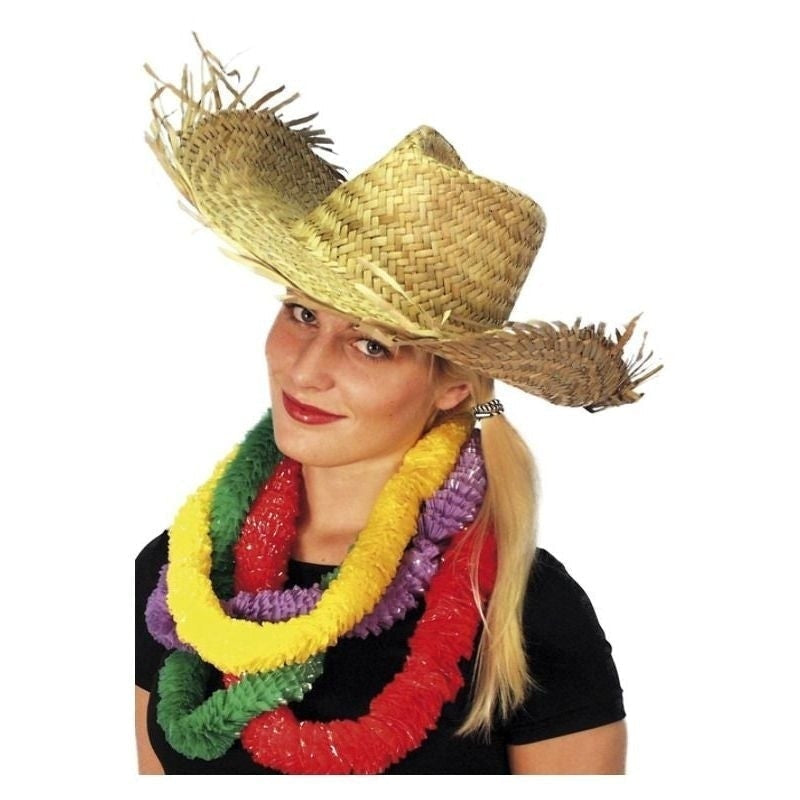 Beachcomber Hawaiian Straw Hat Adult_2 