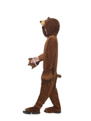 Bear Costume Kids Brown Jumpsuit with Claws