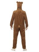 Bear Costume Adult Brown Jumpsuit