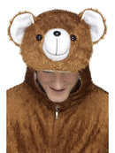 Bear Costume Adult Brown Jumpsuit