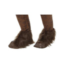 Beast Krampus Demon Hoof Shoe Covers Adult Brown_2 