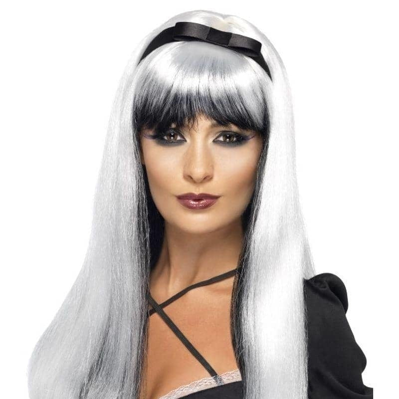 Bewitching Wig Adult Silver Black_1 sm-20246