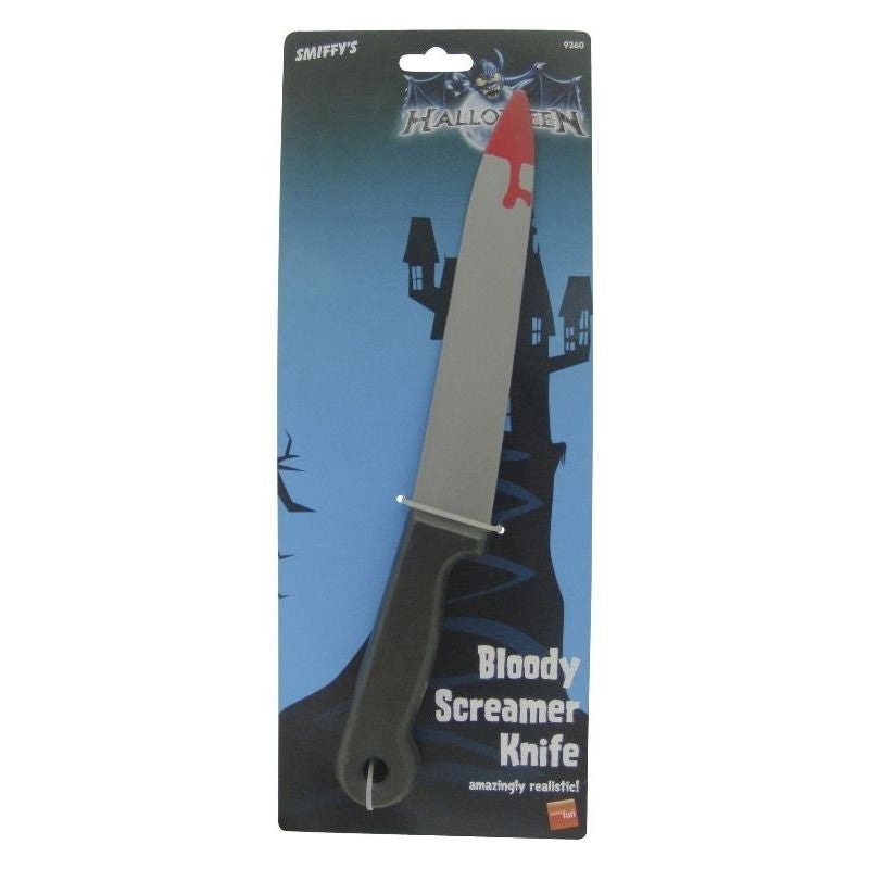 Blood Stained Screamer Knife Adult Grey_2 