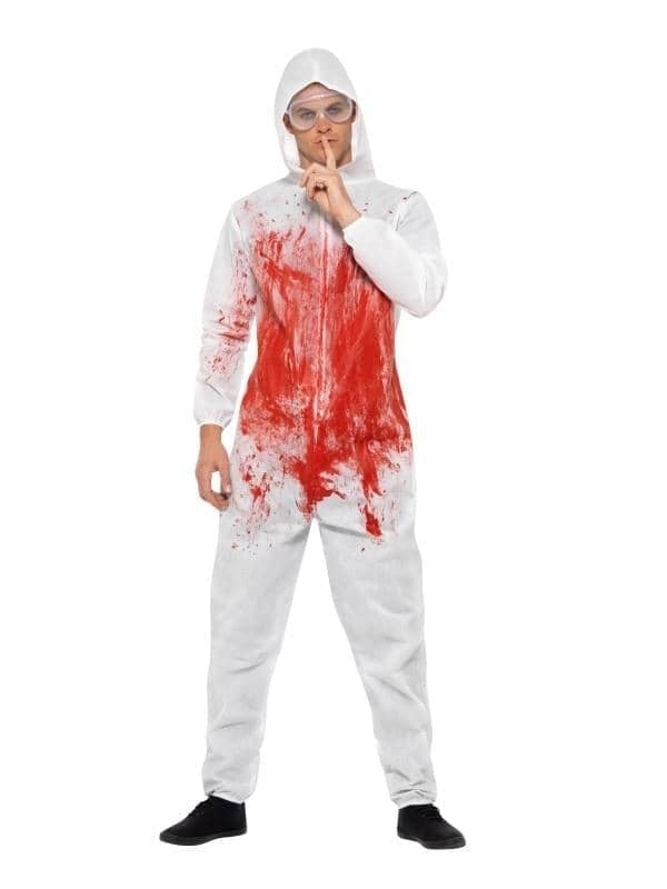 Bloody Forensic Overall Costume Adult Red_1 sm-40326L