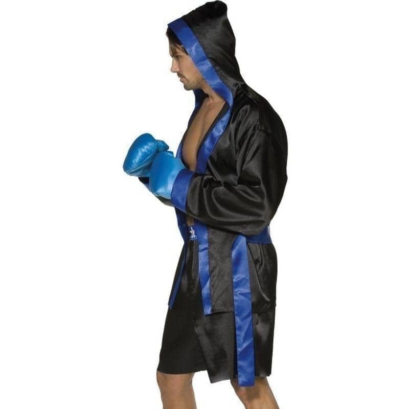 Boxer Costume Adult Black Blue_4 
