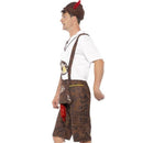 Brad Wurst Costume Adult Brown White_3 sm-43399L