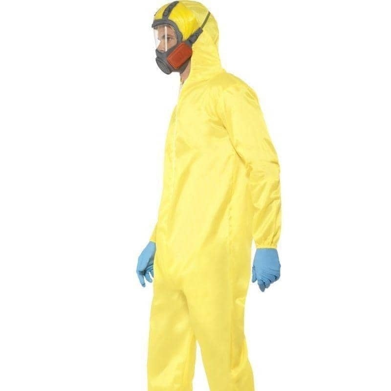 Breaking Bad Costume Adult Yellow Hazmat Jumpsuit Mask 3 sm-20498M MAD Fancy Dress