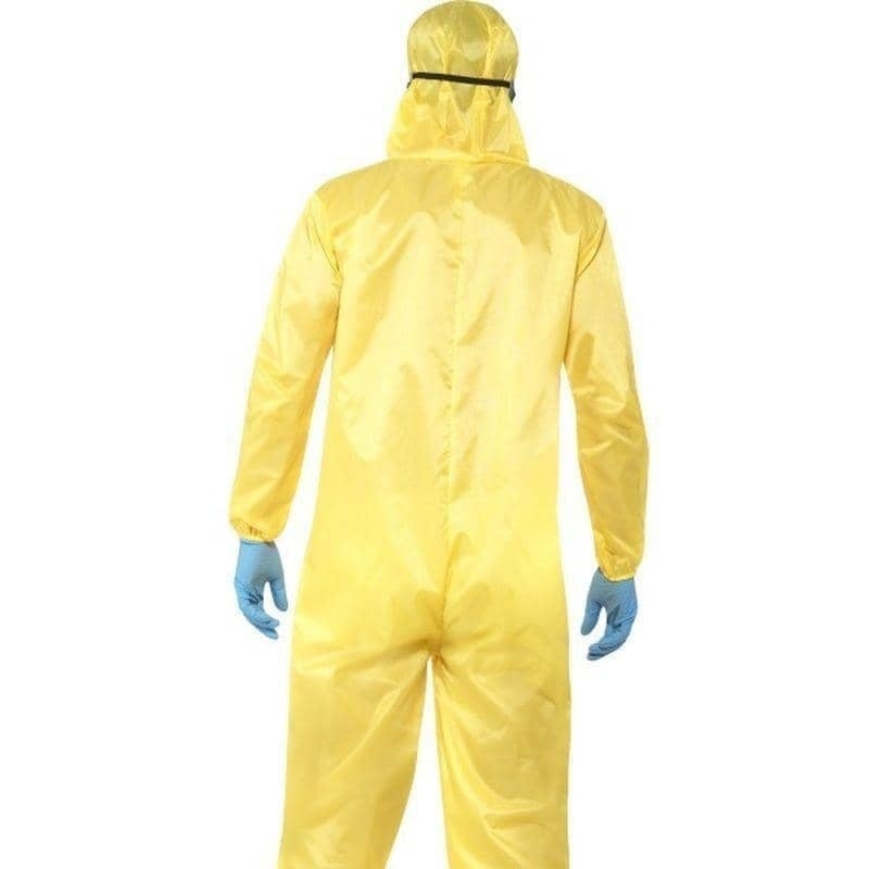 Breaking Bad Costume Adult Yellow Hazmat Jumpsuit Mask 2 sm-20498L MAD Fancy Dress