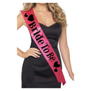 Bride To Be Sash Adult Pink_2 