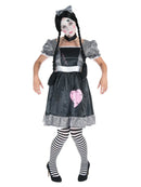 Broken Rag Doll Costume with Dress and Necklace 1
