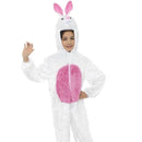 Bunny Costume Kids White Jumpsuit with Hood