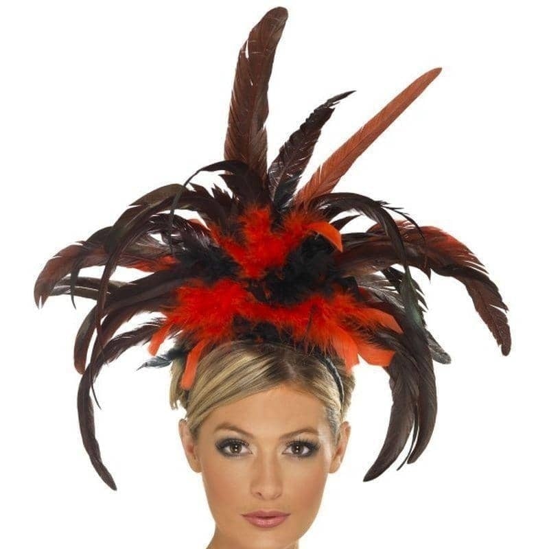 Burlesque Headband Adult Black Red_1 sm-21043
