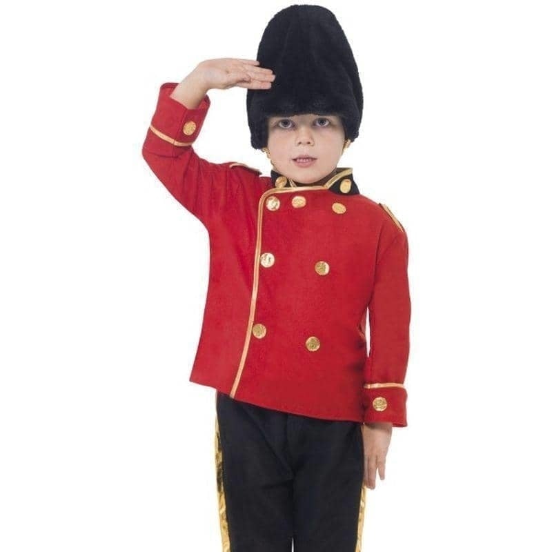 Busby Guard Costume Kids Red Black_1 sm-26859M