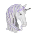 Jewelled Magnificence Small White Unicorn Bust Ornament 15cm