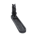 Catching The Scent Obsidian Wolf Incense Burner 25cm Holder 6