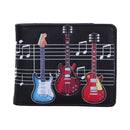 Nemesis Now Electric Guitars Embossed Music Wallet Black 11cm