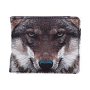 Portrait of a Wolf Embossed Wallet 11cm