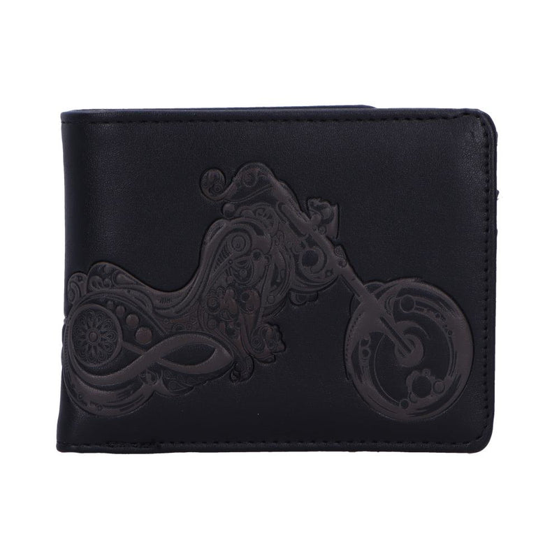 Embossed Motorcycle Bike Wallet 11cm