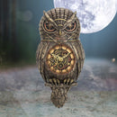 Chronology Wisdom Steampunk Owl Wall Clock 31.5cm 2