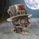 Steampunk Clockwork Baron Skull Figurine Ornament 11cm 2