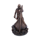 Bronzed Halvor Viking Longship Figurine 24cm 2
