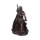 Bronzed Halvor Viking Longship Figurine 24cm 4