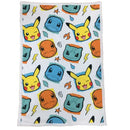 Pokemon Starter Throw Featuring Faces 100 x 150cm