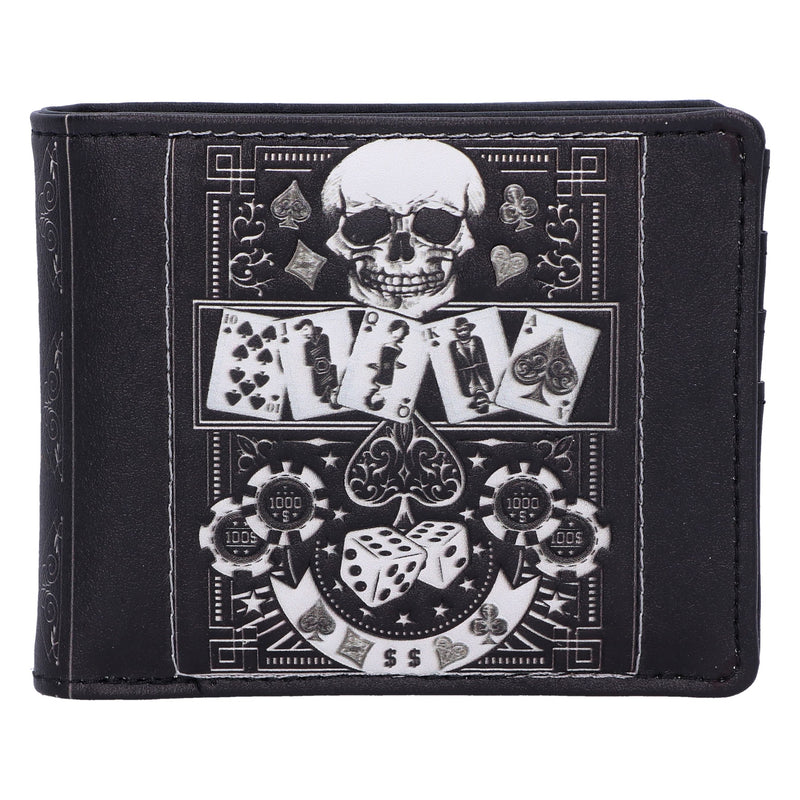 Feeling Lucky Gothic Skull Wallet 11cm