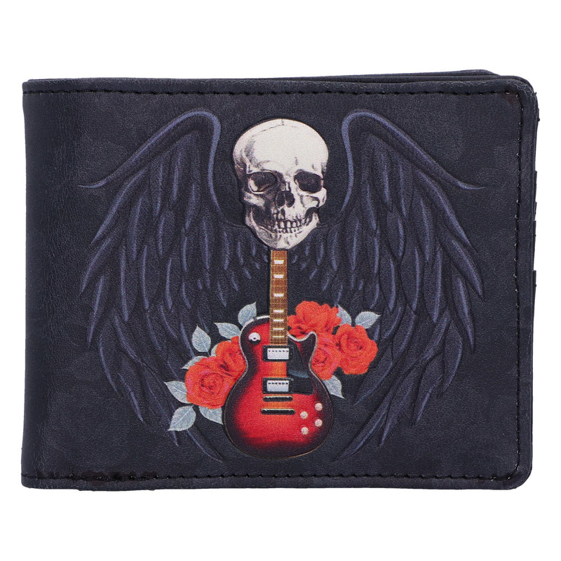 Rock and Roses Gothic Skull Wallet 11cm