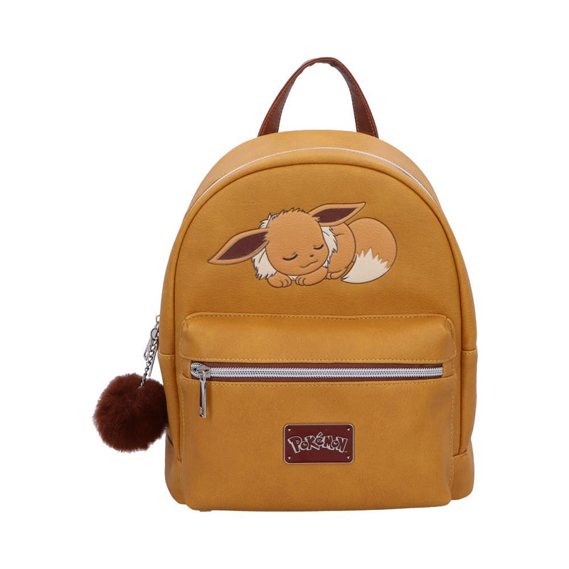 Pokemon Sleeping Eevee Backpack in Brown 28cm