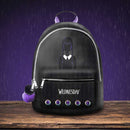 Wednesday Backpack in Black 28cm 7