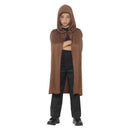 Cape Hooded Kids Brown_2 