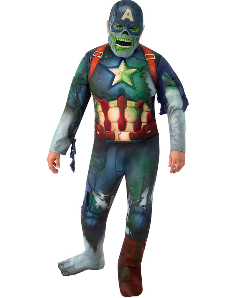 Marvel What If Teen Zombie Captain America Costume