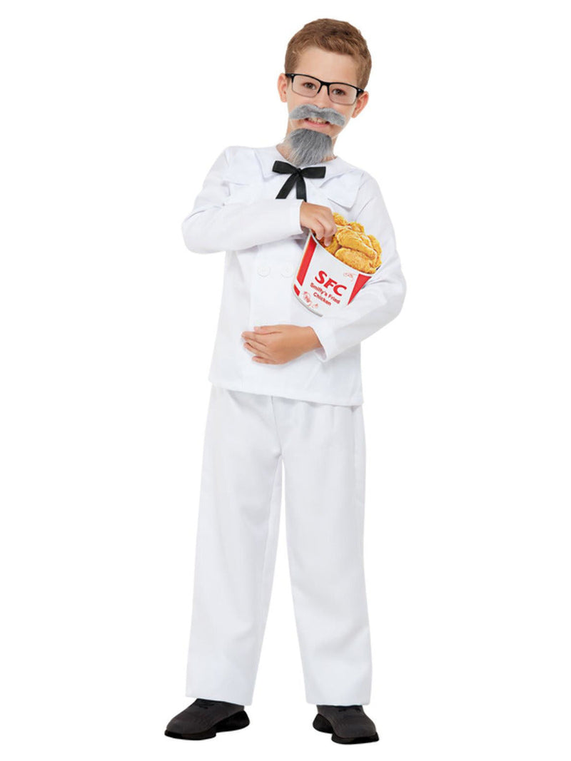 Captain Cluck Costume Child White