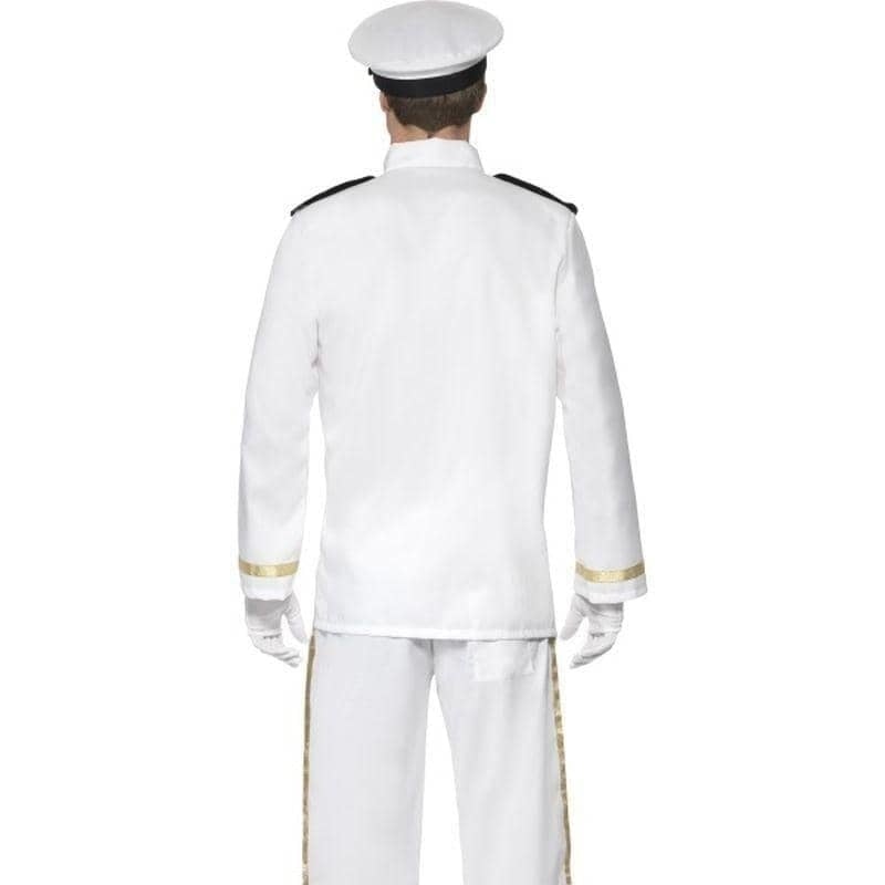 Captain Deluxe Costume Adult White Gold_2 sm-33690M
