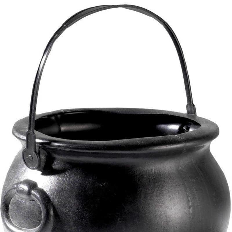 Witch Cauldron Adult Black 15cm High Witch Cauldron Adult Black 15cm High