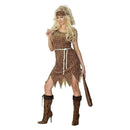 Cavewoman Costume Adult Brown_3 sm-22452L