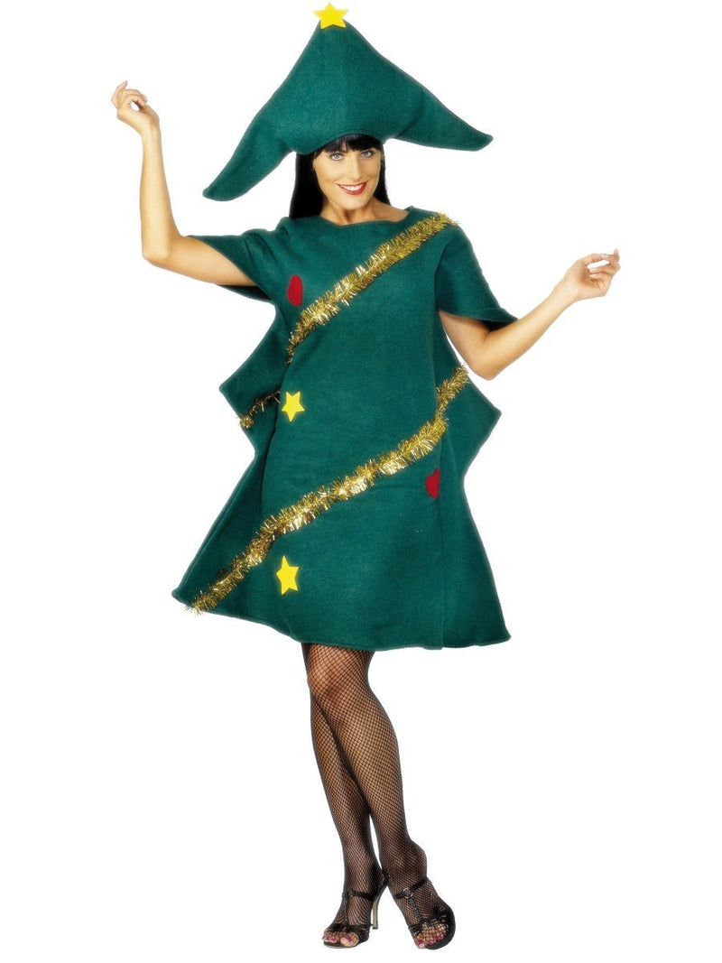Christmas Tree Costume Adult Green One Size Tunic