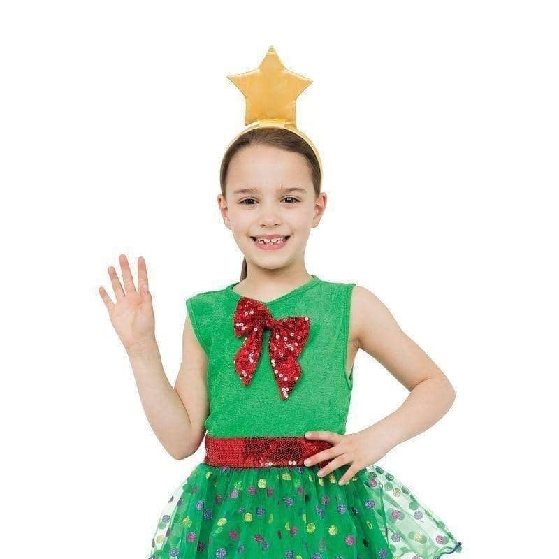 Christmass Tree Girl Medium Childrens Costume To Fit Child Of Height 122cm 134cm_1 cc666