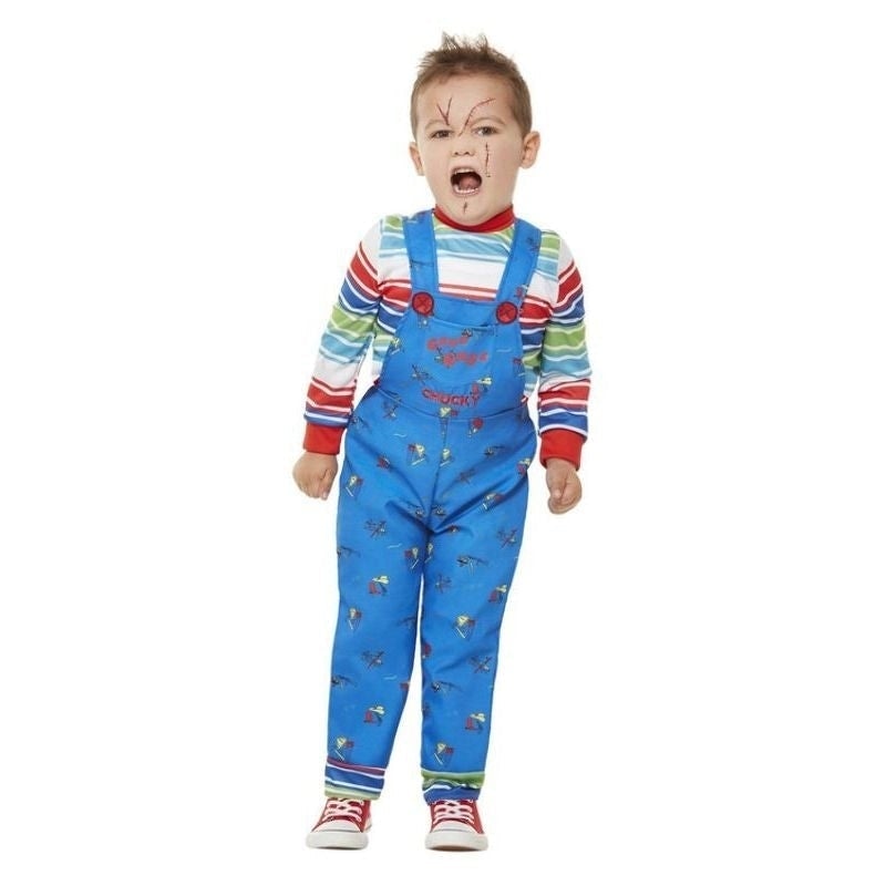 Chucky Costume Toddler Blue Childs Play 1 sm-61027T1 MAD Fancy Dress