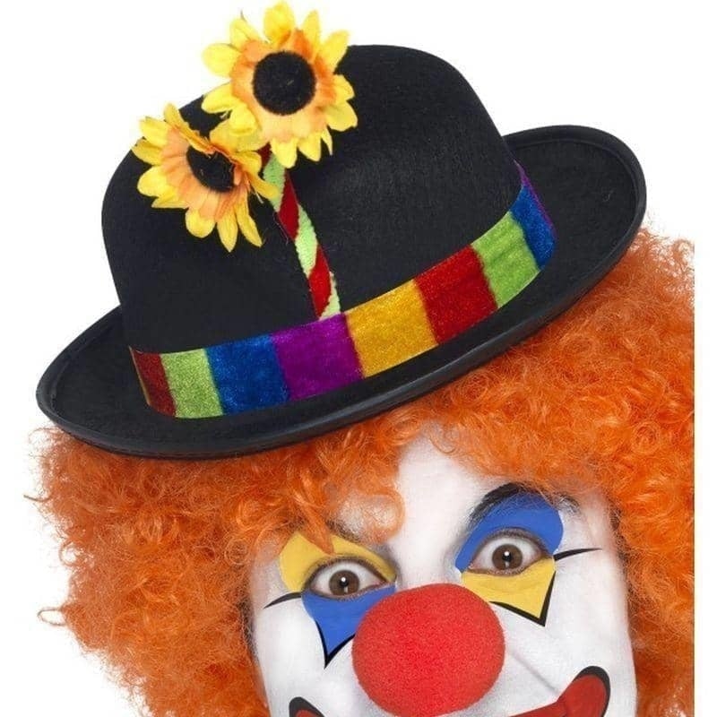 Clown Bowler Adult Black_1 sm-24088
