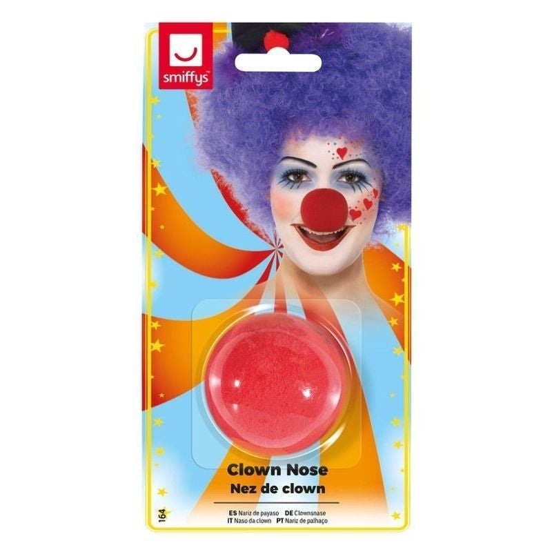 Clown Nose Adult Red_2 