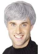 Corporate Wig Adult Grey Short Hair 1