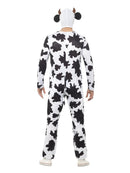 Cow Costume Adult Jumpsuit with Udders Headpiece