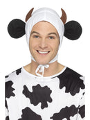 Cow Costume Adult Jumpsuit with Udders Headpiece