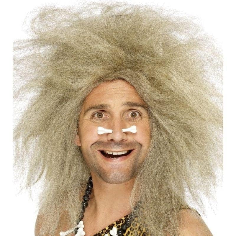 Crazy Caveman Wig Adult Blonde_1 sm-42080