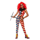 Creepy Clown Costume Red & Blue_1 sm-63006M