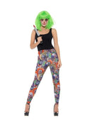 Creepy Clown Leggings Adult Multi_1 sm-47565M