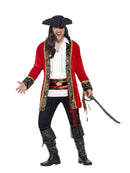 Curves Pirate Captain Costume Red Velour 1